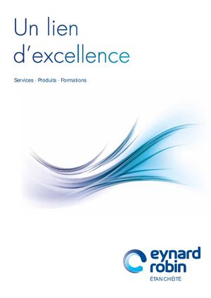 Brochure Eynard Robin - Groupe Efire
