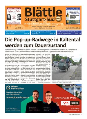 Blättle Stuttgart-Süd 6/2025