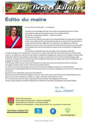 Brèves Mai 2025