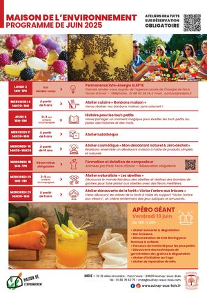 Programme Mde - Juin 2025