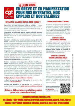 Tract Ud CGT 42 5 Juin