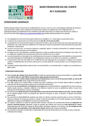 Bases Día del Cliente 30 y 31 Mayo de 2025