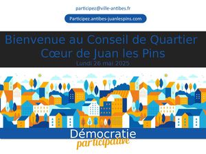 Conseil de quartier Cœur de Juan-les-Pins 2025