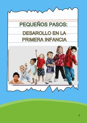 PEQUEÑOS PASOS DESAROLLO EN LA PRIMERA INFANCIA