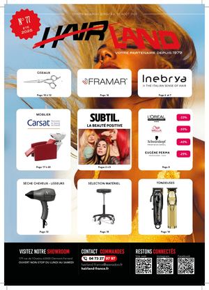 Catalogue Hairland 77 été 2025