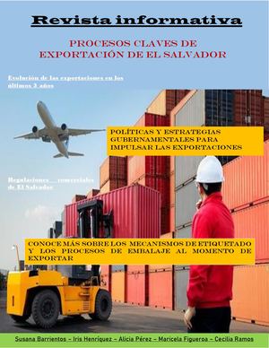 Revista procesos de Comercio Internacional de  El Salvador.