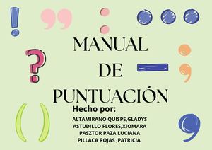 Manual De Puntuación