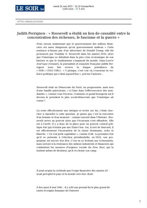 L'autre Amérique, Judith Perrignon / Grasset - France Culture