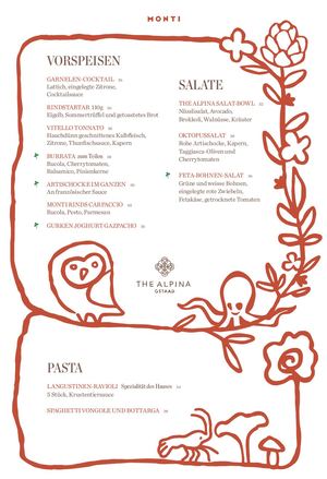 Menu Monti (German version) | The Alpina Gstaad