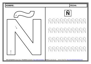 Metodo Lectoescritura Pictogramas Letra Ñ.