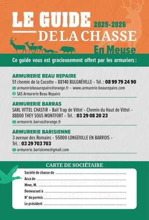 FDC55_2025-2026_Le guide de la chasse dans la Meuse