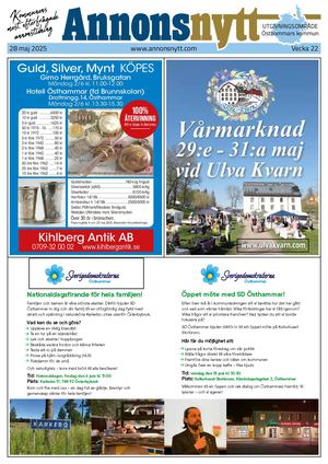 Annonsnytt V22 2025