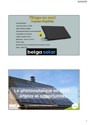 éCoconso Photovoltaïque Gal Condruses