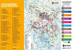 Juva Matkailu Ja Pyorailykartta