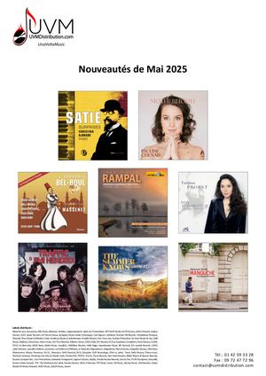 UVM Distribution : Nos Nouveautés du Mois de Mai 2025