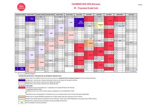 Calendrier Alternance M1 PGE 2025 2026