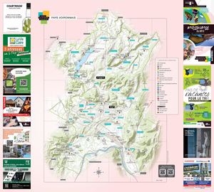 carte touristique office de tourisme Pays Voironnais 2025