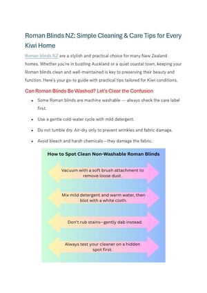 How to Clean & Care for Roman Blinds NZ Properly