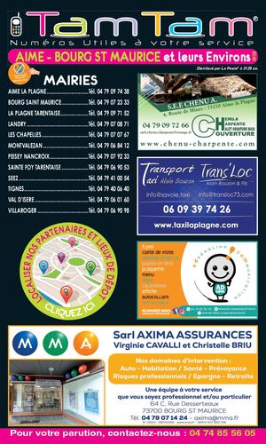 Aime - Bourg Saint Maurice