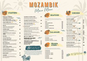 Main Food Menu Zimbabwe