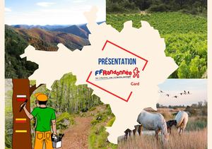 Livret de présentation de la FFRandonnée Gard