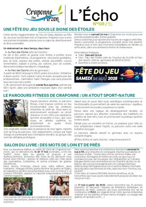 L'écho N°128 Mai2025