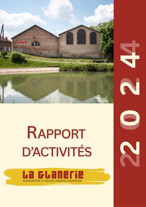Rapport d'activités - La Glanerie - 2024