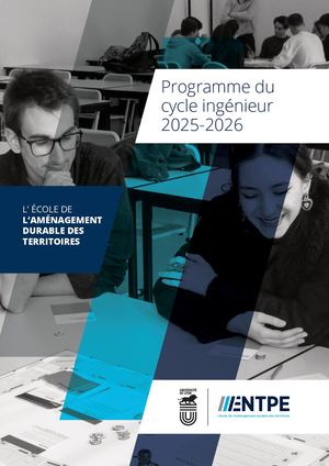 Programme du cycle ingénieur 2025-2026