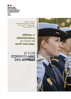 Plaquette de Recrutement des commissaires des Armées 2025