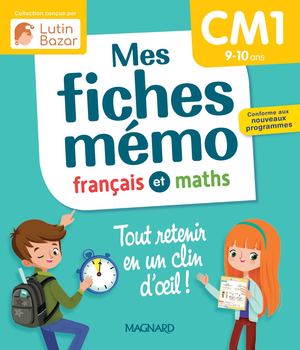 Extrait Mes fiches mémo CM1 - Lutin Bazar