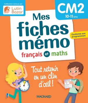 Extrait Mes fiches mémo CM2 - Lutin Bazar