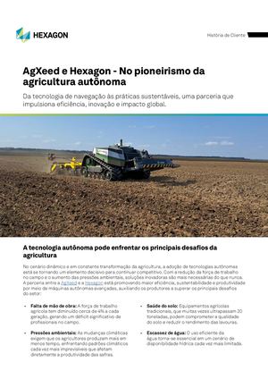 Hexagon e AgXeed - História de cliente