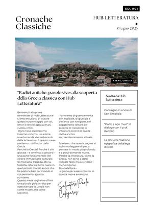 Cronache Classiche Giugno