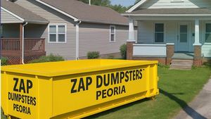 Top Dumpster Rental Company In Peoria, IL Helps Homeowners Dispose Of Yard Waste & Large Junk Items