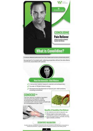 Conolidine Pain Reliever – A Natural Invention by Medical Scientist Clint Winters