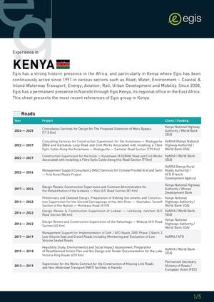 Country Fact Sheet Kenya Egis- EN-2025