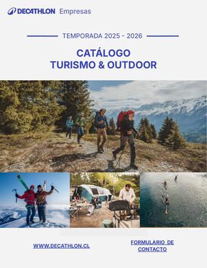 Catálogo Turismo & Outdoor Decathlon Empresas