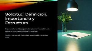 Solicitud Definicion Importancia Y Estructura