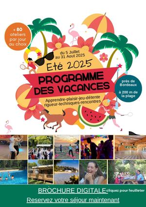 été  Programmation Ateliers