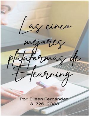 Las cinco mejores Plataformas de E-Learning
