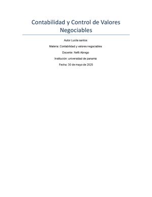 Libro Digital Valores Negociables Editable