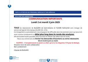 Note Glims Laboratoires Sat Rth