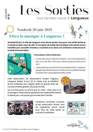 LES SORTIES N°21 - VOS RENDEZ-VOUS À LANGUEUX