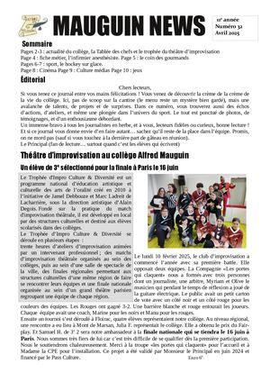 Journal Mauguin News Avril2025