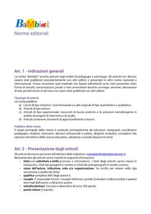 Norme Editoriali Rivista Bambini_Rev. 29.05.2025