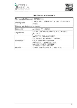 Ac 012 25 Stj Sgaj (Aprueba Sistema G Puma Marc)