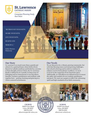 St. Lawrence Catholic Parish Fact Sheet
