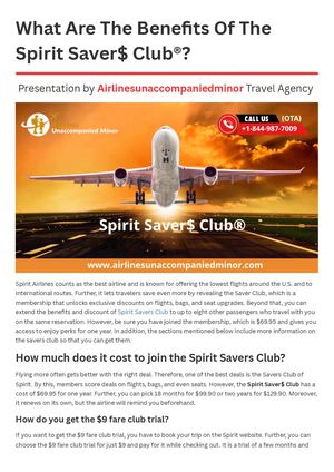 What Are The Benefits Of The Spirit Saver$ Club®?
