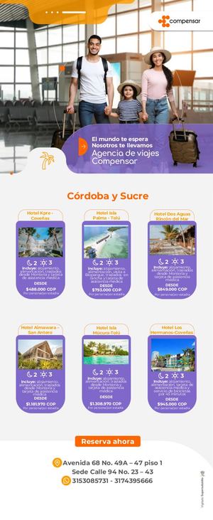 Agencia de viajes Compensar