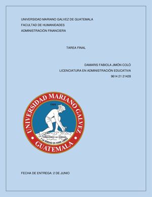 Tarea Final Administración